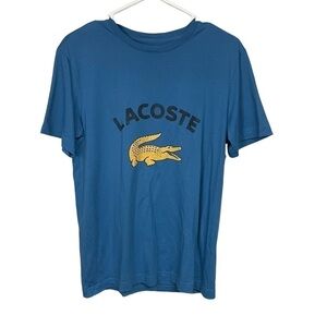 Lacoste Blue Crew Neck Tee Extra Small